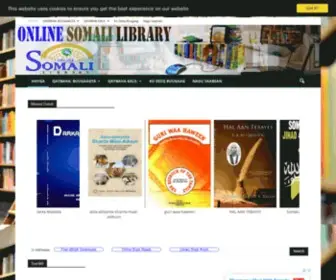 Somalilibrary.net(Somali Library) Screenshot
