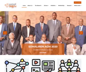 Somaliren.org(The Somali Research & Education Network) Screenshot
