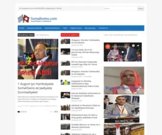 Somaliswiss.com(SomaliSwiss Wararka Somaliswiss) Screenshot