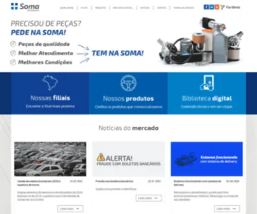 Somapecas.com.br(Autopeças) Screenshot