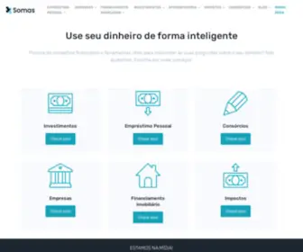 Somas.io(Ajudando brasileiros(as) a tomarem melhores decisões financeiras) Screenshot