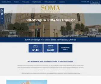 Somastorage.com(Self Storage Units San Francisco) Screenshot