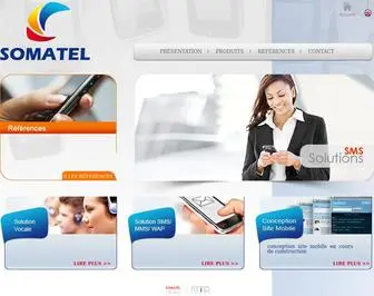 Somatel.tn(Mobile marketing tunisie) Screenshot