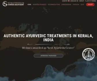 Somatheeram.org(Ayurvedic Health Resort) Screenshot