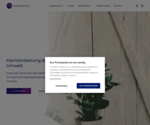 Somavedic.de(Offizielle Webseite des Herstellers) Screenshot