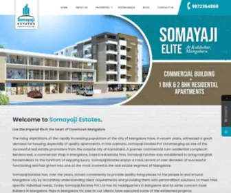 Somayajiestates.com(Find your affordable residential or commercial properties in Mangalore close to the railway station) Screenshot