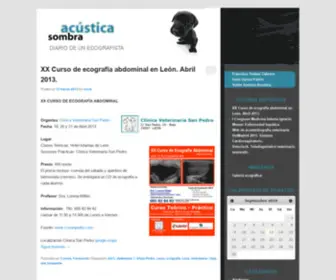 Sombraacustica.com(Sombra Acústica) Screenshot