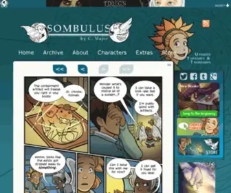 Sombulus.com(A TueThursday Webcomic) Screenshot