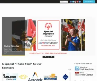 Somd.org(Special Olympics Maryland) Screenshot