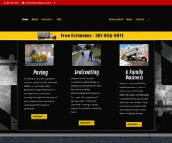 Somdpaving.com(Quality Paving and Sealcoating by a family owned business) Screenshot