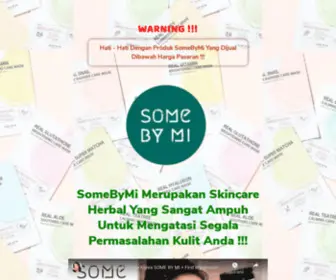 Somebymi.org(Ingin Putih dan Cantik Ala Artis Korea Perawatan Kulit Somebymi skincare) Screenshot