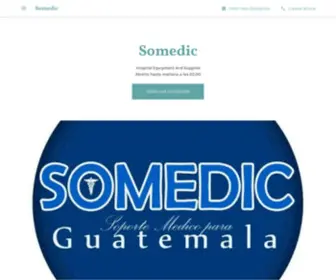 SomedicGuatemala.com(Hospital Equipment And Supplies) Screenshot