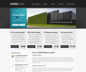 Somee.com(VPS/VDS Hosting) Screenshot