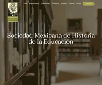 Somehide.org(Sociedad mexicana de historia de la educación) Screenshot