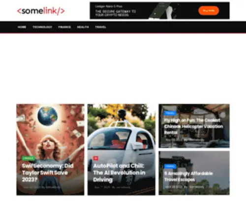 Somelink.com(Just another link on the internet) Screenshot