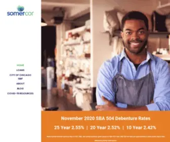 Somercor.com(Illinois Small Business Loans) Screenshot