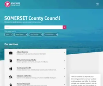 Somerset.gov.uk(Somerset) Screenshot