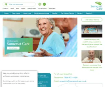 Somersetcare.co.uk(Somerset Care) Screenshot