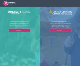 Somersetchoices.org.uk(Somerset County Council) Screenshot