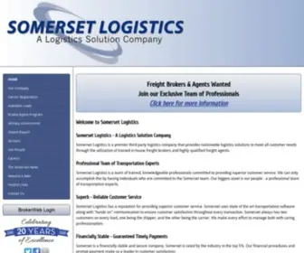 Somersetlogistics.com(Somerset Logistics) Screenshot