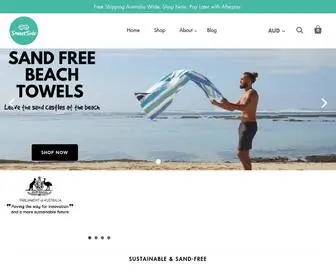 Somerside.com.au(Sustainable Sand Free Beach Towels) Screenshot
