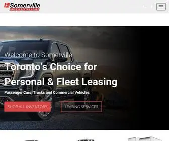 Somervilleauto.com(Commercial Fleet Leasing & Rentals in Ontario) Screenshot