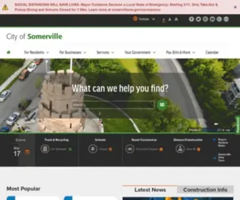 Somervillema.gov(City of Somerville) Screenshot