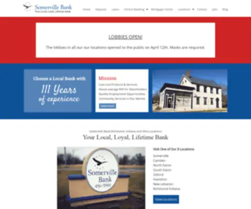 Somervillenationalbank.com(Somerville National Bank) Screenshot