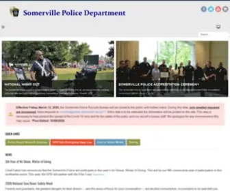 Somervillepd.com(City of Somerville Massachusetts Police Department) Screenshot