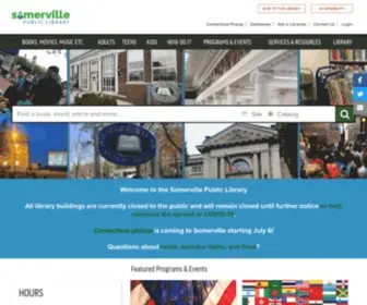Somervillepubliclibrary.org(Somerville Public Library) Screenshot