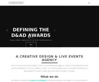 Somespark.co.uk(Creative Design & Live Events Agency) Screenshot