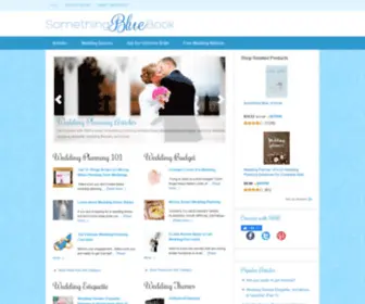 Somethingbluebook.com(Online Bride's Guide for Everything you Need to Plan your Wedding) Screenshot