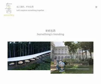 SomethingdongXi.com(东西) Screenshot