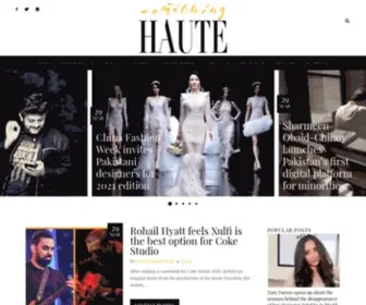 Somethinghaute.com(Most credible opinion on Pakistan's fashion and celebrity scene) Screenshot