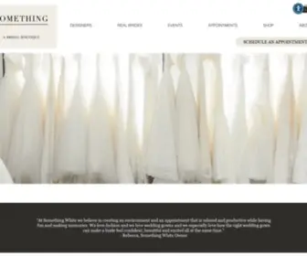 Somethingwhitebridal.com(Something White) Screenshot