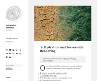 Somewhatabstract.com(But mostly) Screenshot