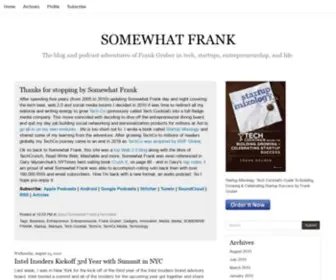 Somewhatfrank.com(Somewhat Frank) Screenshot