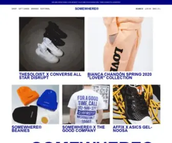 Somewhereofficial.com(SOMEWHERE®) Screenshot