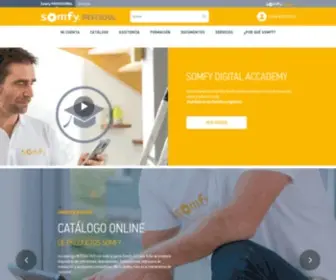Somfy-Profesional.es(Somfy Profesional) Screenshot