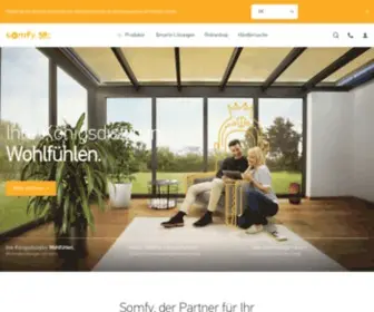 Somfy.ch(Motoren, Steuerungen und Smart-Home-Lösungen) Screenshot