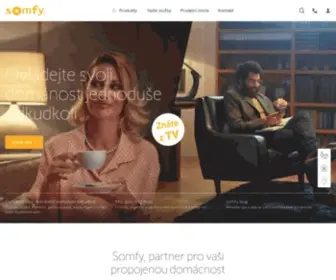 Somfy.cz(Pohony, automatizace ovládání a řešení pro chytrou domácnost) Screenshot