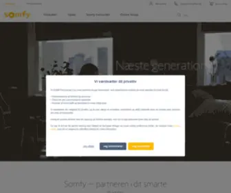 Somfy.dk(De bedste automatiske løsninger til dit hjem → Se her) Screenshot