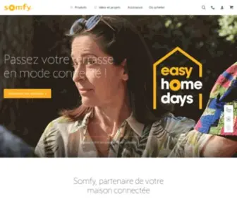 Somfy.fr(Solutions domotiques pour une maison connectée) Screenshot