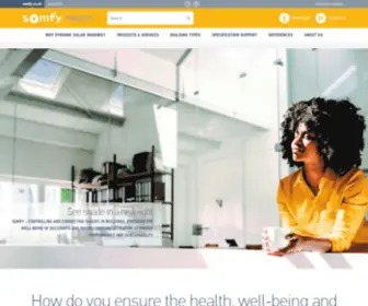 Somfyarchitecture.co.uk(Somfy Projects improves the performance of facades by automating solar shading with intelligent controls & motors) Screenshot