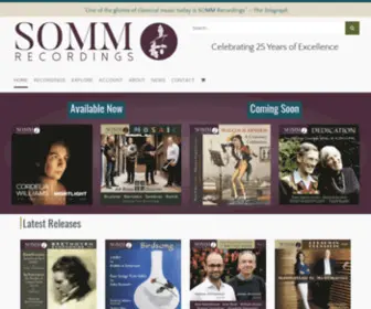 Somm-Recordings.com(SOMM Recordings) Screenshot