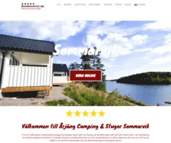 Sommarvik.se(Femstjärning camping) Screenshot