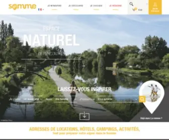 Somme-Tourisme.com(Hébergement touristique Picardie) Screenshot