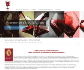 Sommelierclassesaustin.com(Sommelier School Austin) Screenshot