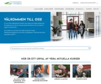 Sommenbygdensfolkhogskola.se(Välkommen till oss) Screenshot