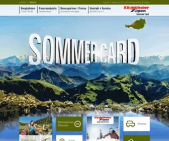 Sommer-Card.at(Familienfreundliche Sommer Card Kitzbüheler Alpen) Screenshot